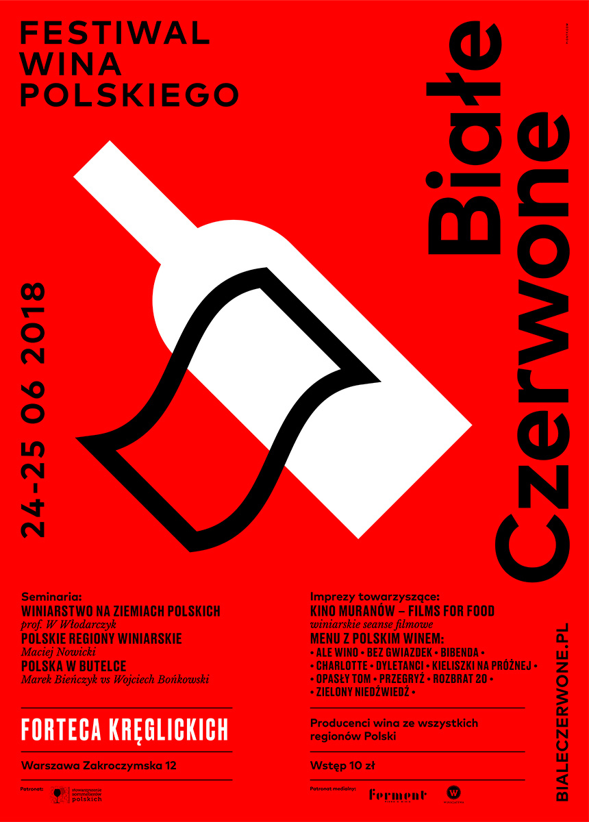 Plakat Festiwalu Wina Polskiego