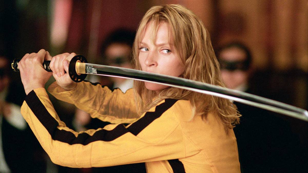 Uma Thurman jako Panna Młoda w filmie Kill Bill (Fot. materiały prasowe HBO)