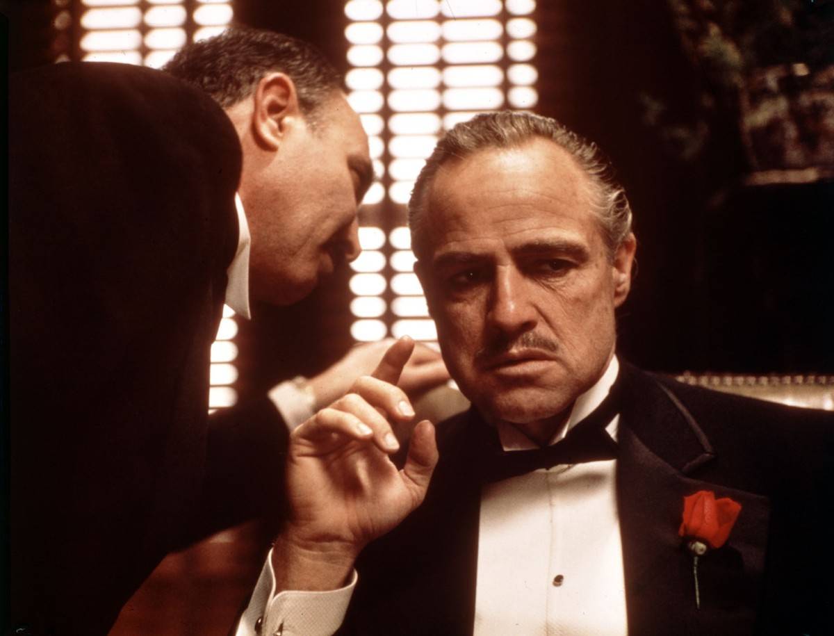 Marlon Brando w filmie Ojciec chrzestny (Fot. East News)