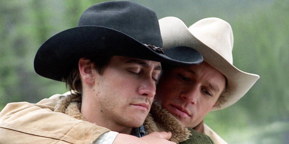 Jake Gyllenhaal i Heath Ledger w „Tajemnicy Brokeback Mountain” (Fot. materiały prasowe)