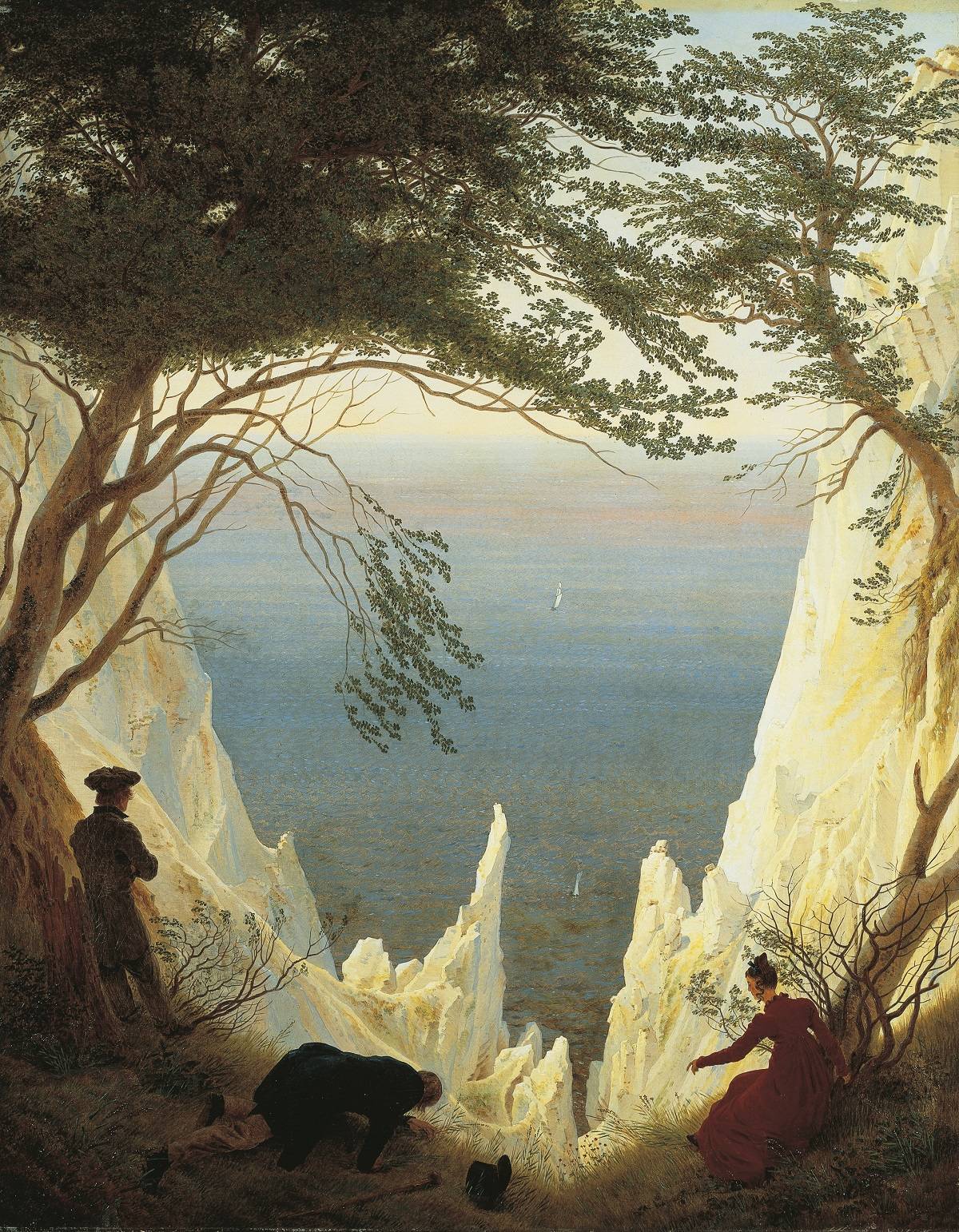 Białe skały Rugii, Caspar David Friedrich