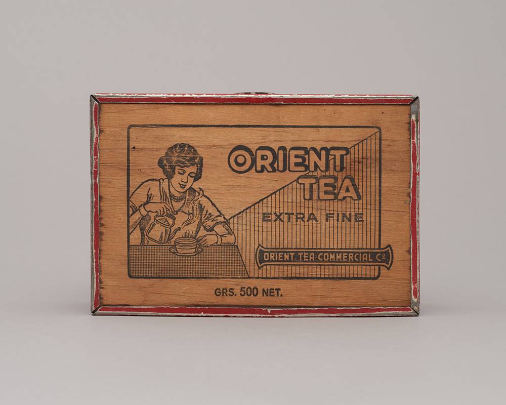 Pudełko po herbacie Orient Tea