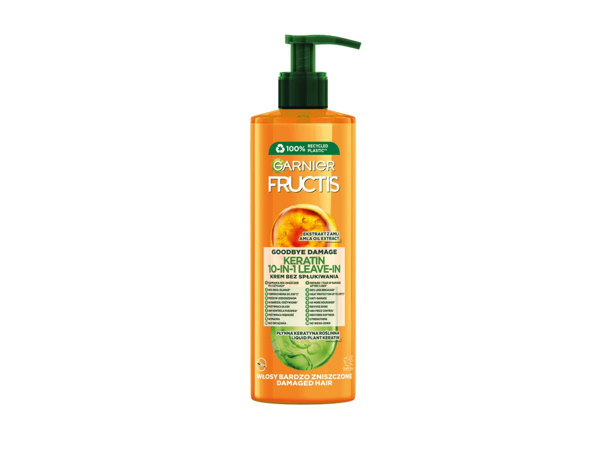 Krem do włosów Garnier Fructis 10 w 1 z linii Fructis Goodbye Damage/ Fot. Materiały prasowe