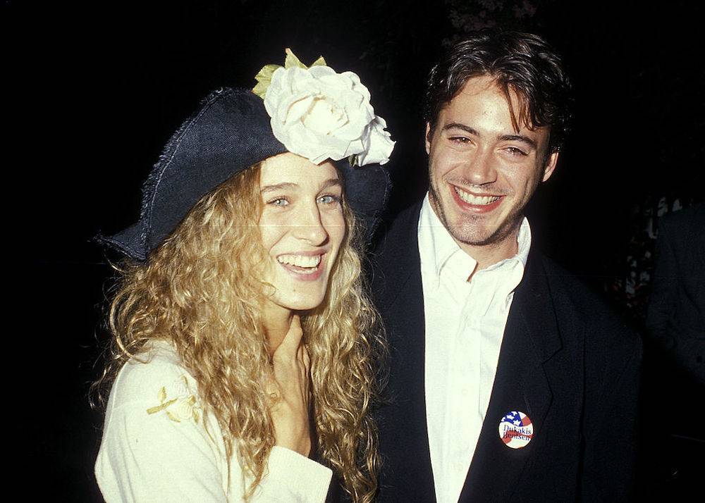  Sarah Jessica Parker z Robertem Downeyem Jr. w 1988 roku (Fot. Getty Images)