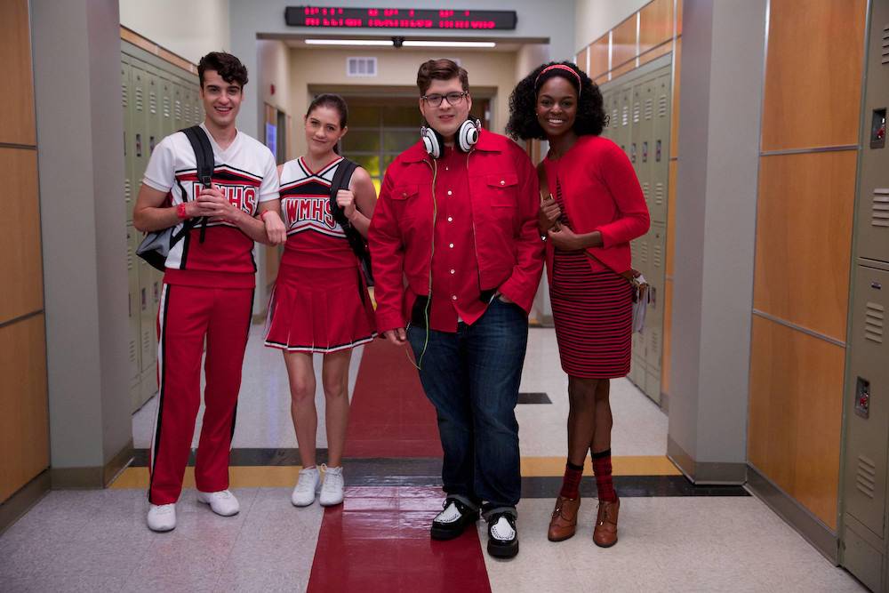 Samantha Marie Ware na planie „Glee” (Fot. Getty Images)