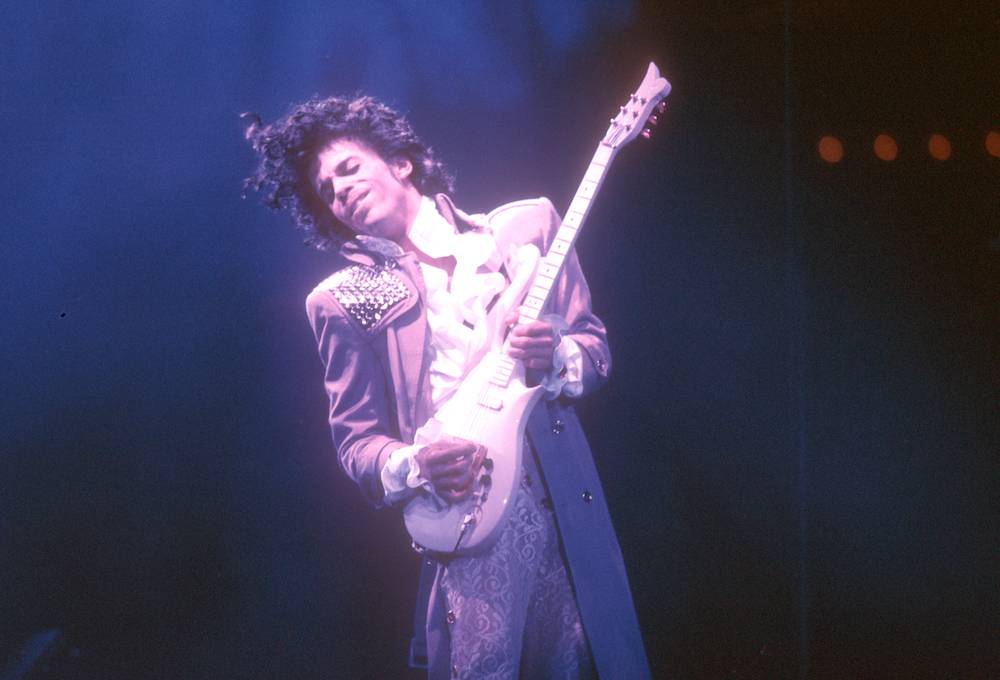 Prince na koncercie (Fot. Getty Images)