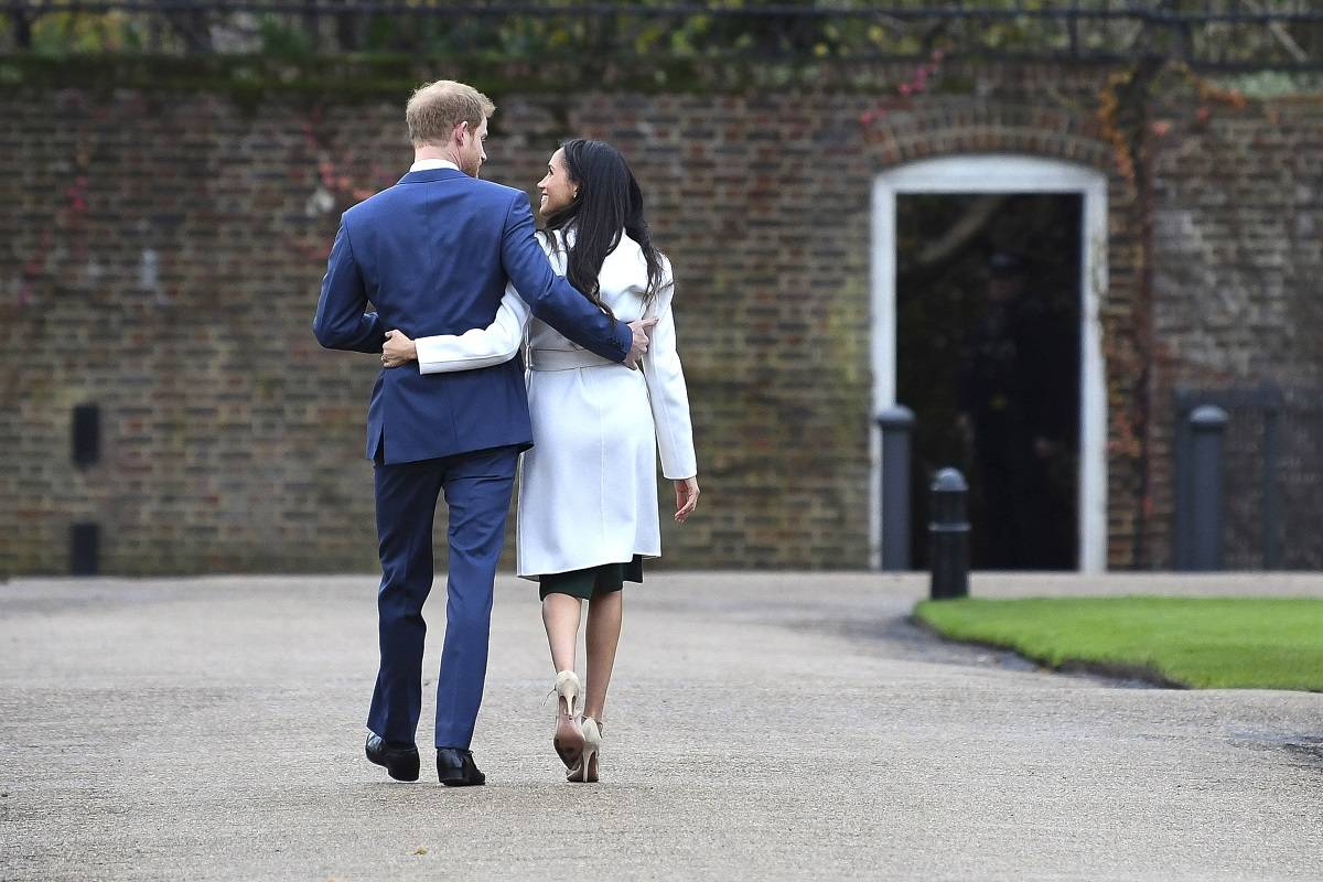 Harry i Meghan w dniu ogłoszenia zaręczyn