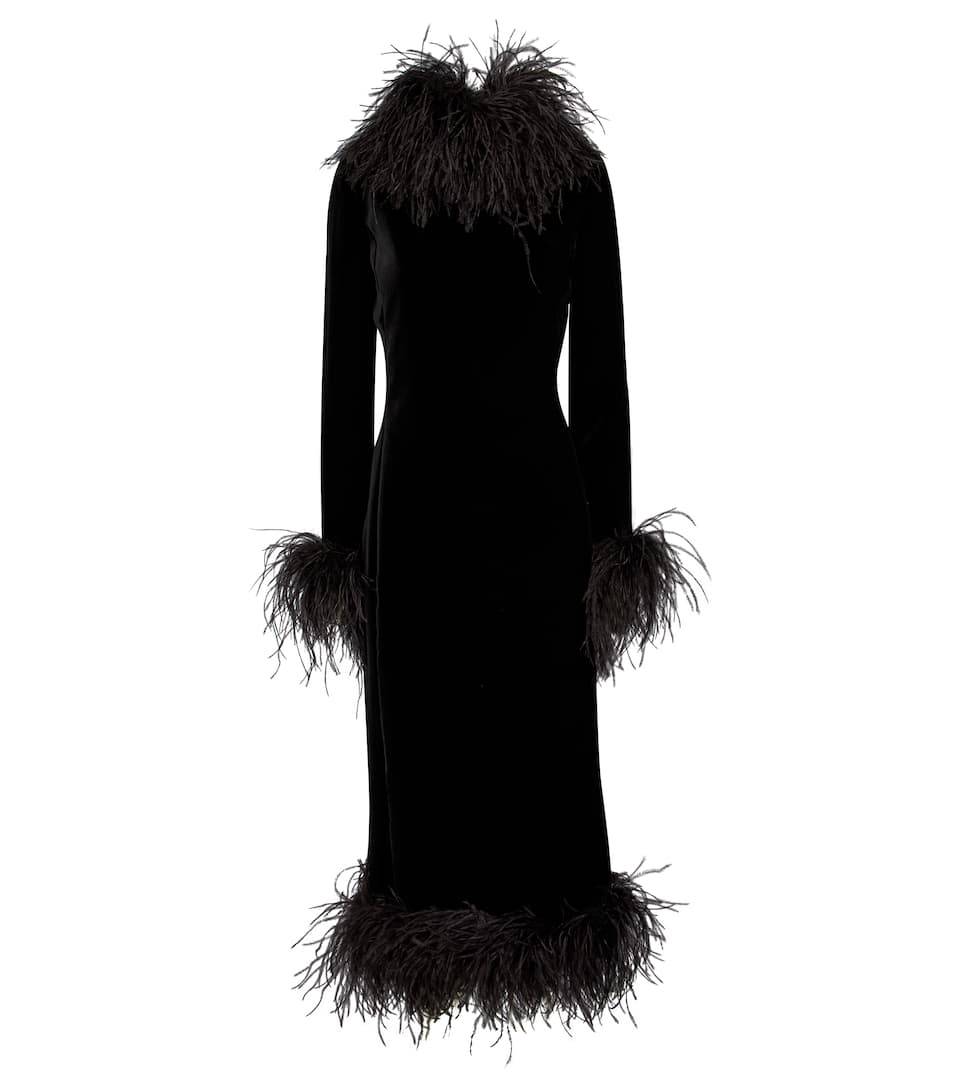 Sukienka Saint Laurent/ Mytheresa ok. 16000 zł (Fot. materiały prasowe)