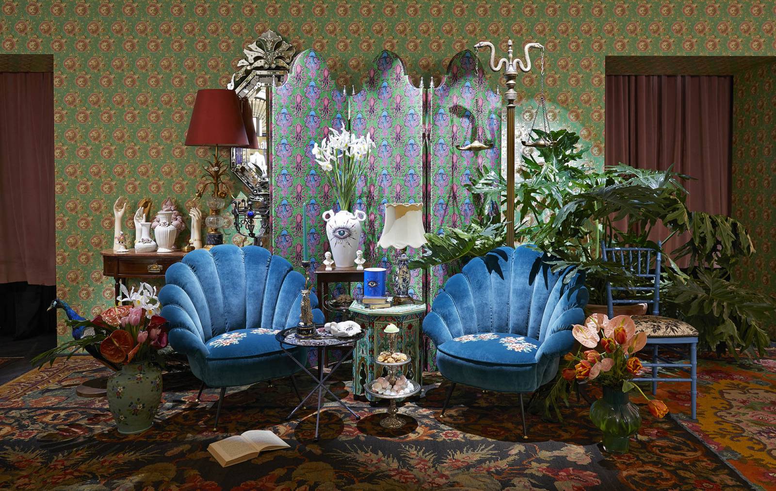 Tymczasowy butik Gucci Decor w Mediolanie