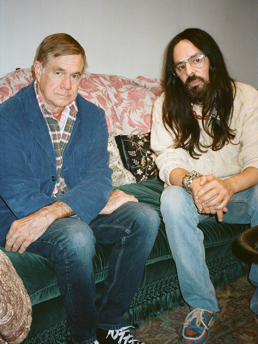 Gus Van Sant i Alessandro Michele (Fot. Paige Powell)