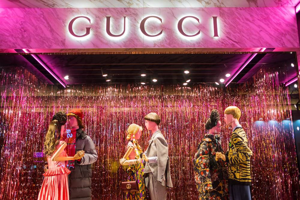 Witryna sklepu Gucci (Fot. Getty Images)