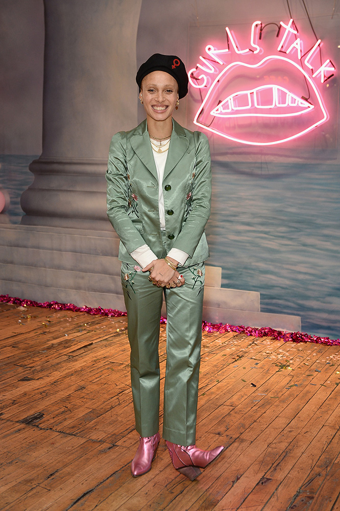 Adwoa Aboah podczas „Gurls Talk” Festival w Nowym Jorku (Fot. Andrew Toth, Getty Images)