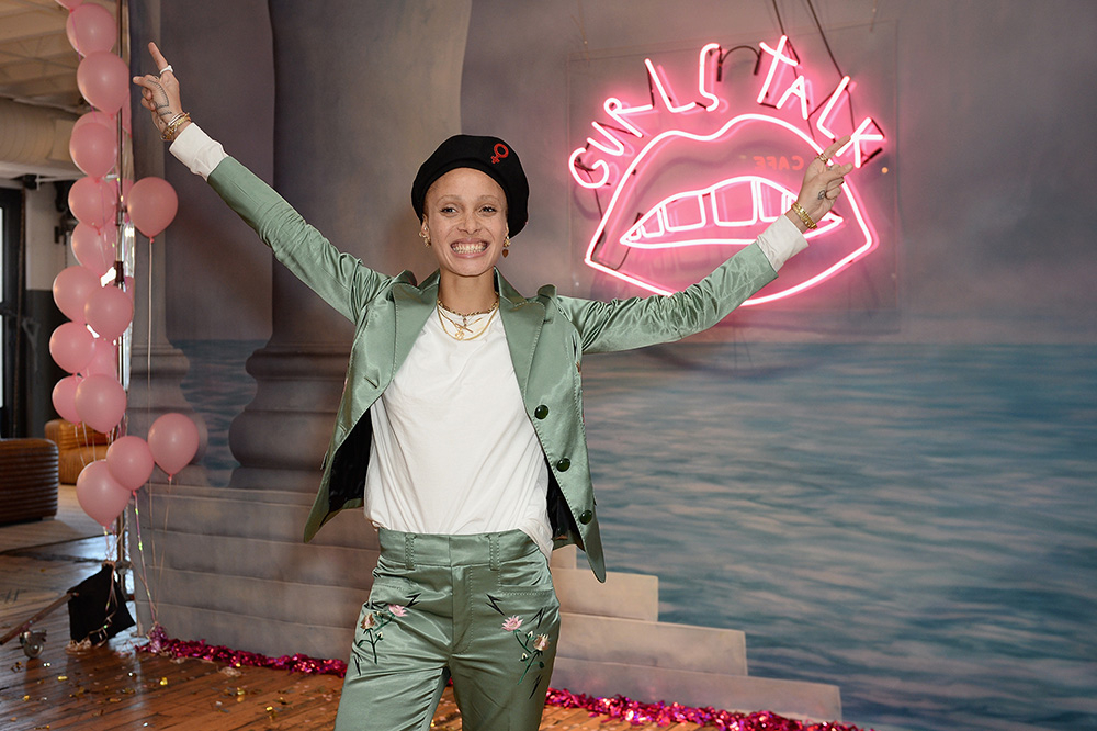 Adwoa Aboah podczas Gurls Talk Festival w Nowym Jorku (Fot. Andrew Toth, Getty Images)