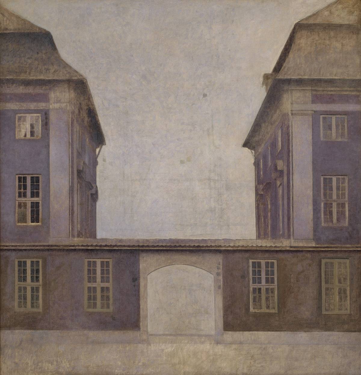 Vilhelm Hammershøi, St. Annæ Gade , Christianshavn, Kopenhaga, 1902, Statens Museum for Kunst, National Gallery of Denmark