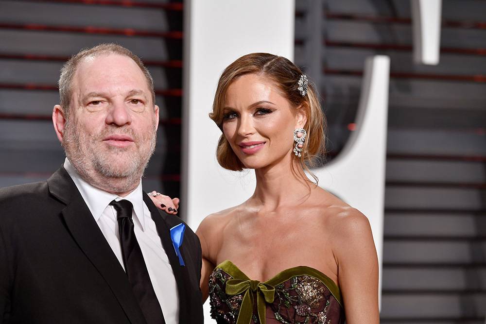 Harvey Weinstein z żoną Georginą Chapman
