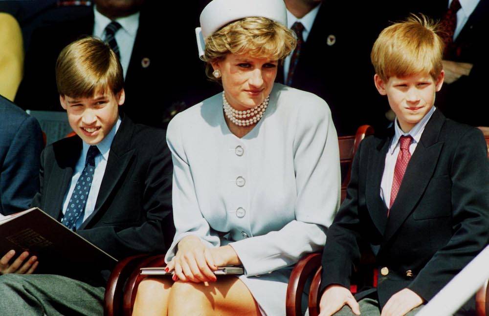 Lady Di z synami (Fot. Getty Images)