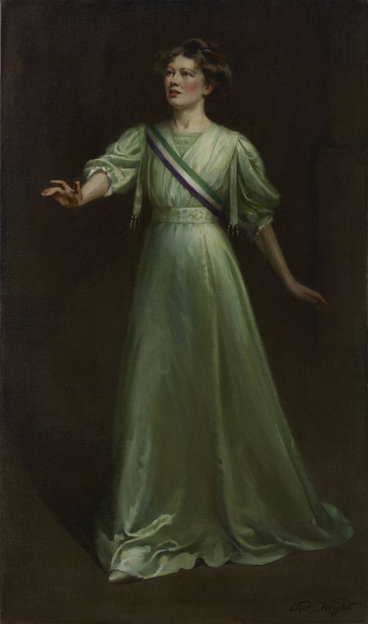 Christabel Pankhurst,  Ethel Wright, © National Portrait Gallery, London