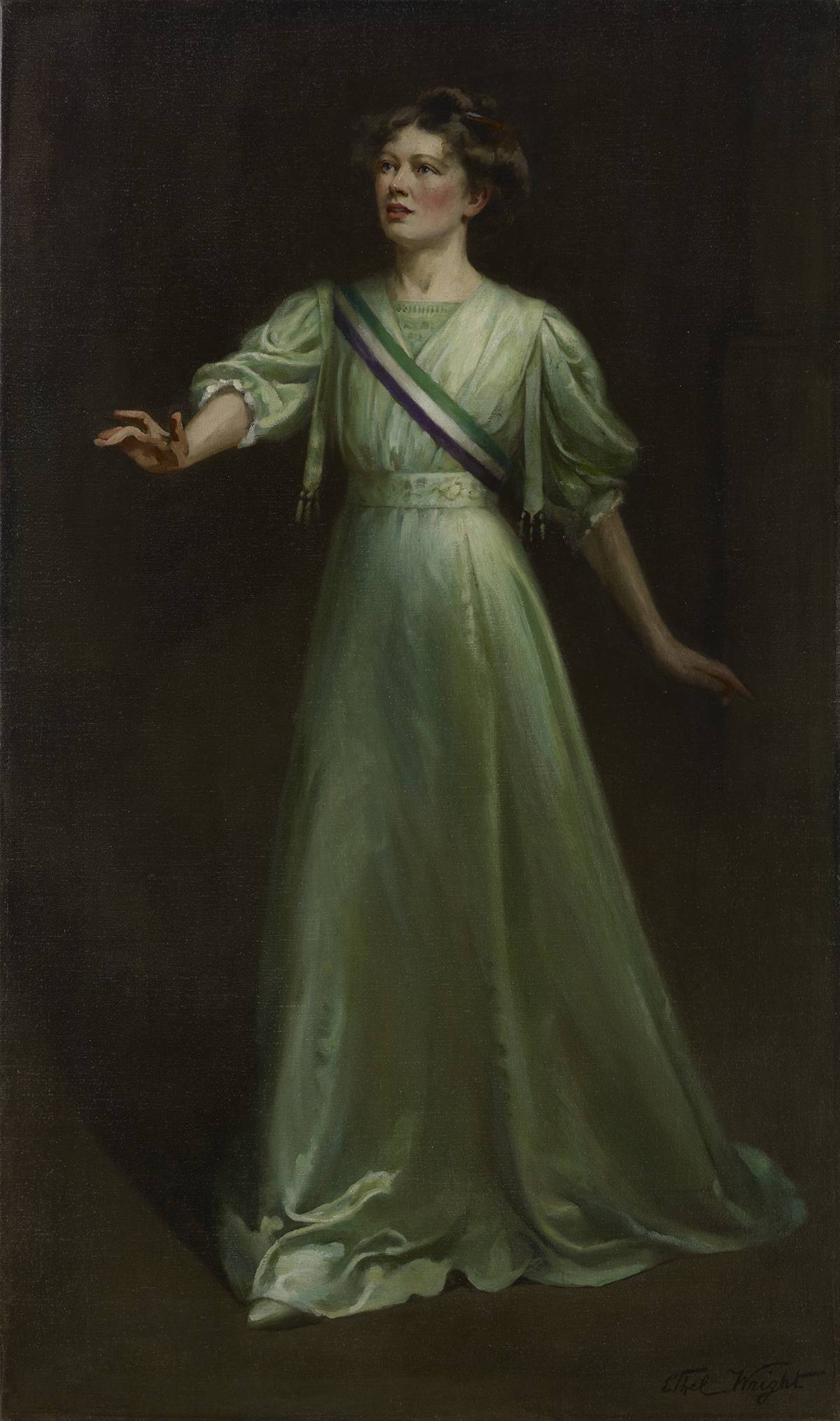 Christabel Pankhurst, Ethel Wright, © National Portrait Gallery, London