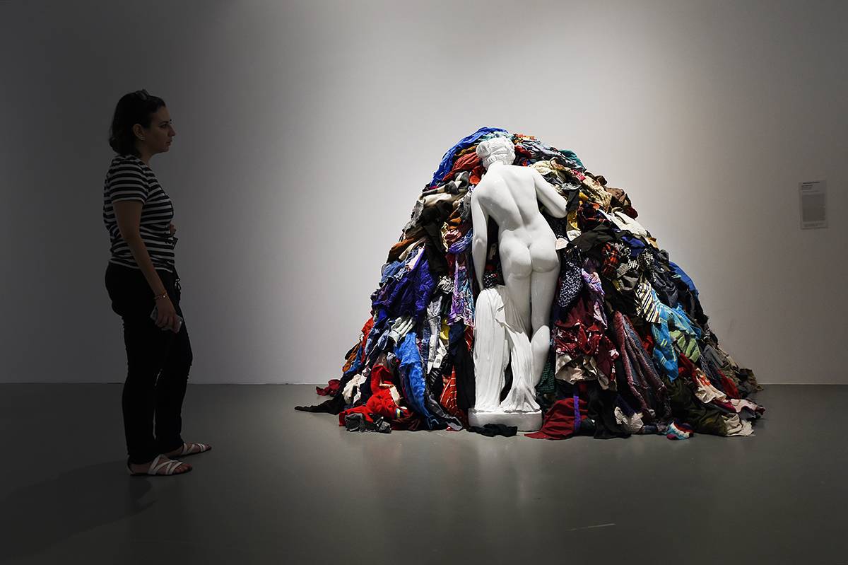 Michelangelo Pistoletto „Venus of the Rags” (Fot. Selin Alemdar/Getty Images)