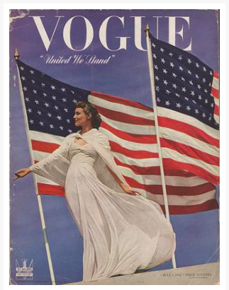 Okładka „Vogue’a” z dnia 1 lipca 1942 r.