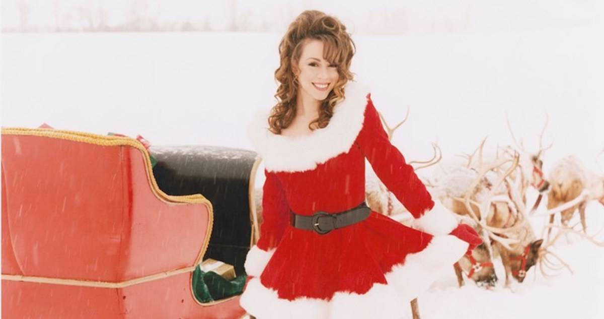 Mariah Carey w teledysku do All I Want For Christmas Is You (Fot. materiały prasowe Sony Music)