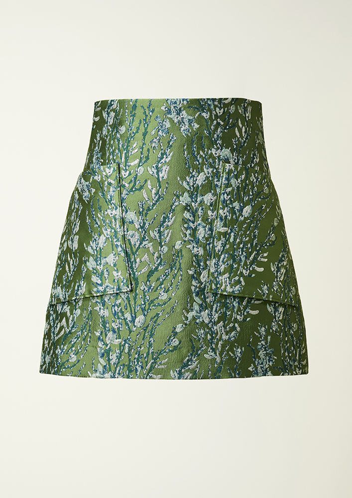 Spódnica mini z kolekcji H&M Conscious Exclusive 2018 (Fot. Materiały prasowe)