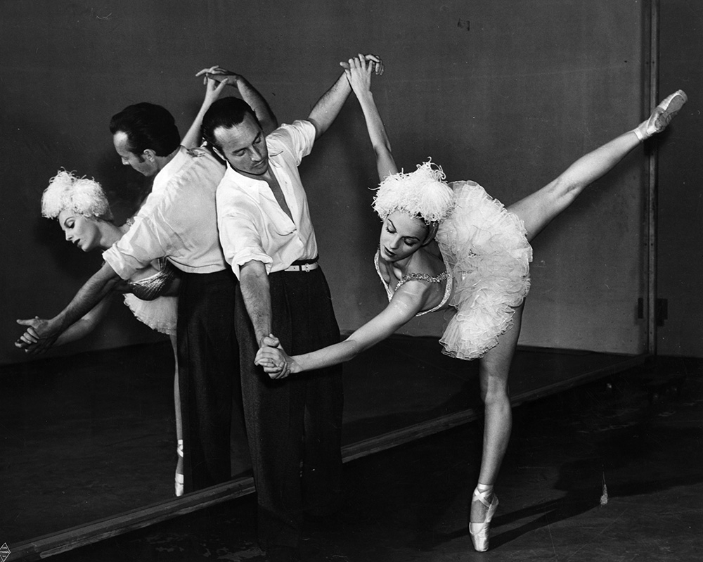 George Balanchine z żoną, Verą Zoriną (Fot. Hulton Archive, Getty Images)