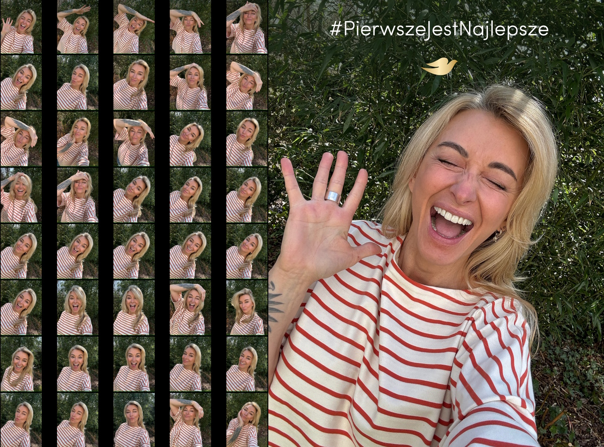 Martyna Wojciechowska w kampanii Dove #PierwszeJestNajlepsze.