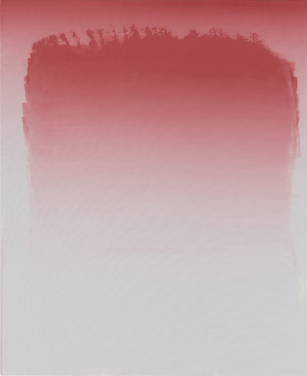 Agata Bogacka, Visibility 2, 2022, akryl na płótnie, 110 x 90 cm. Dzięki uprzejmości artystki i Gunia Nowik Gallery