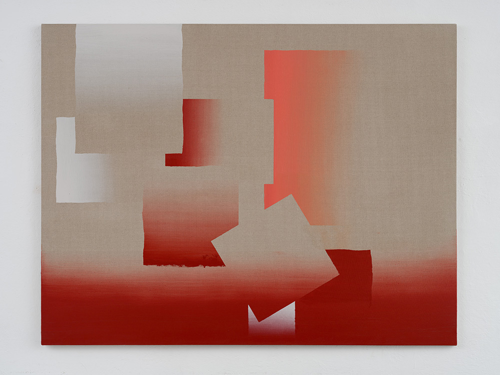 Agata Bogacka, Declarations 4, 2024,akryl na płótnie, 170 x 220 cm. Dzięki uprzejmości artystki i Gunia Nowik Gallery