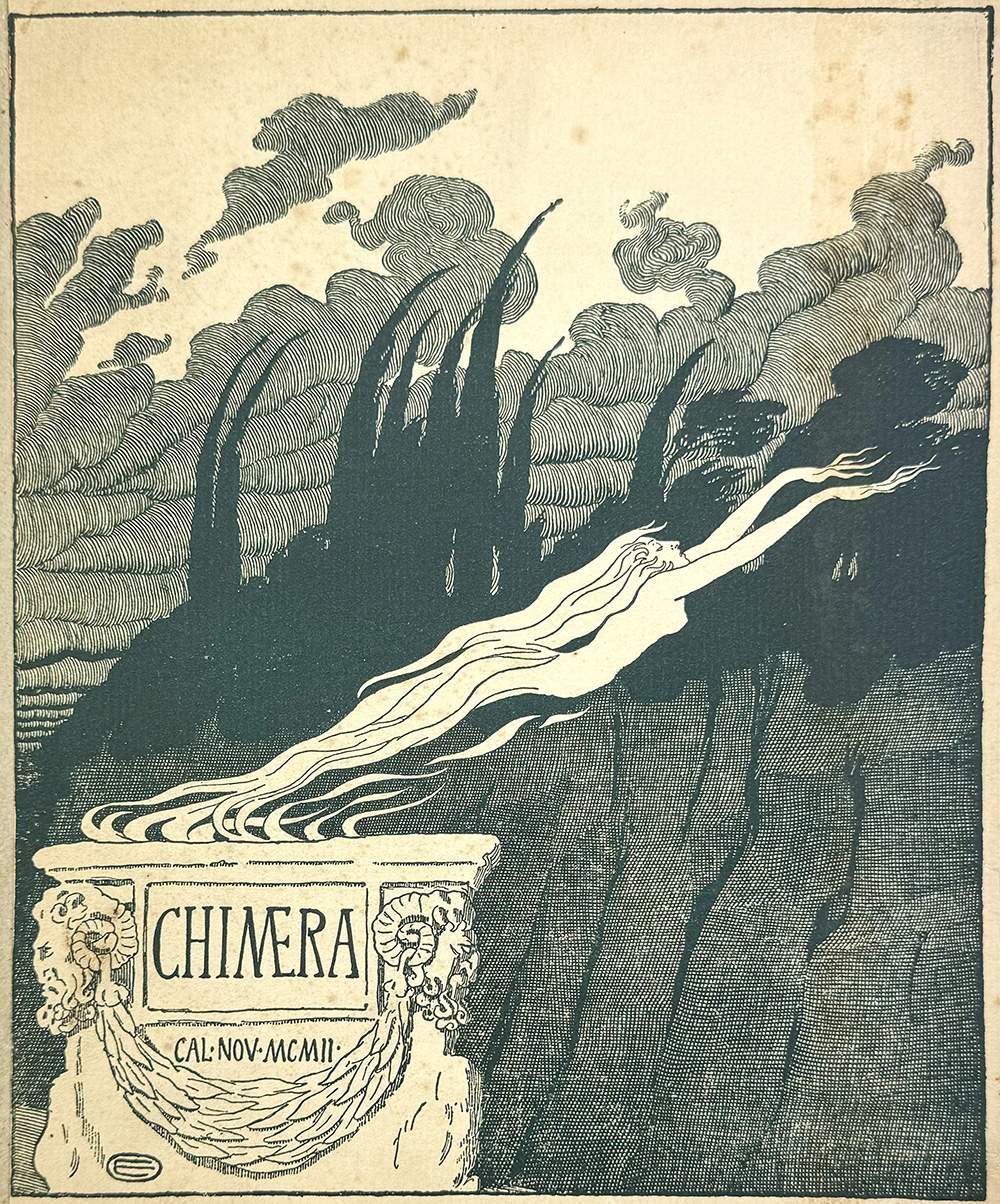 Edward Okuń,
o
kładka czasopisma
„
Chimera
”
, 1905