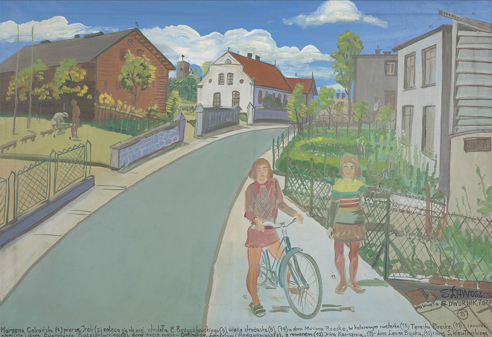 Edward Dwurnik, Główna ulica, 1976, Dzięki uprzejmości Galerii Raster