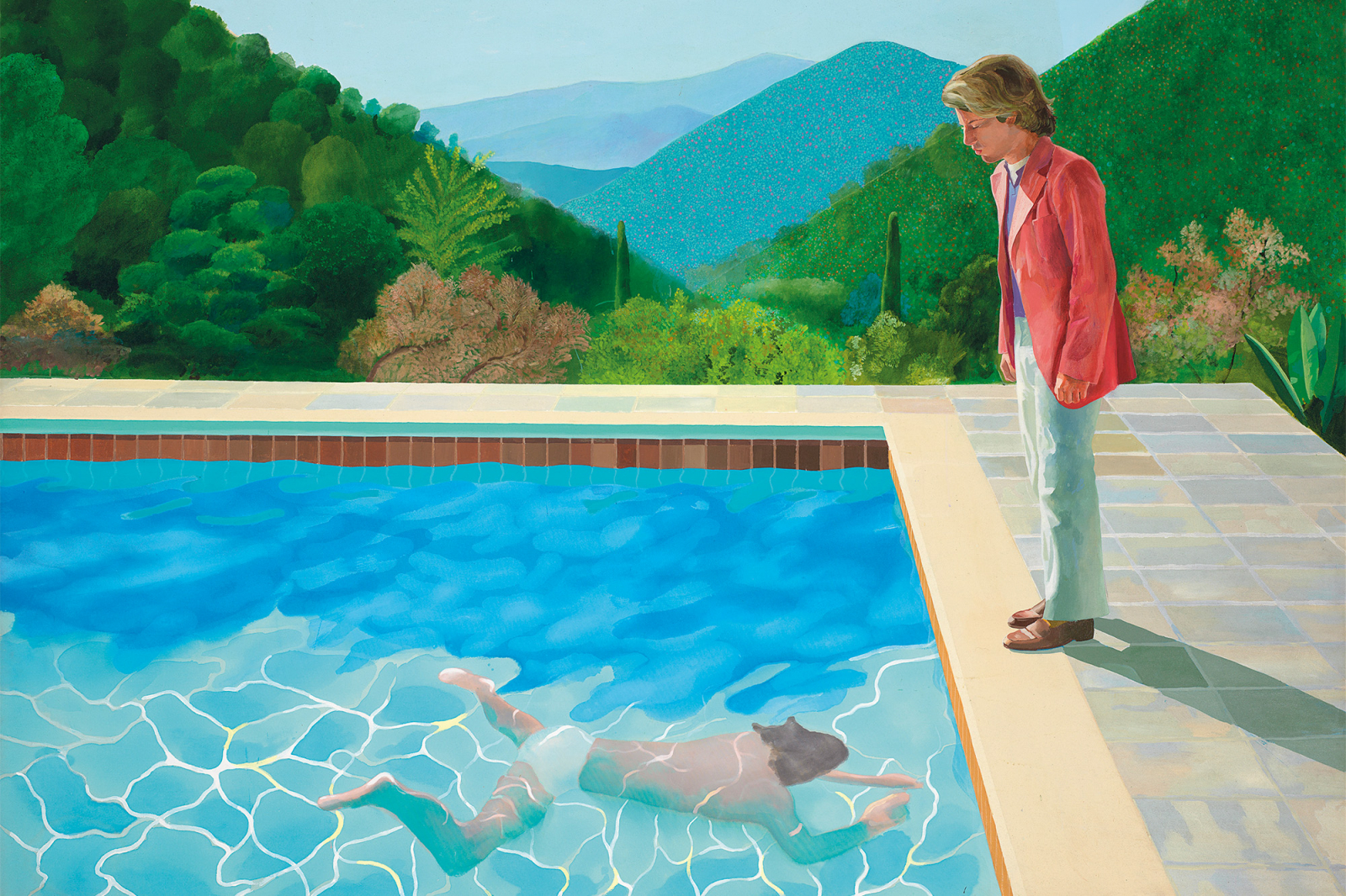 David Hockney, Portrait of an Artist (Pool with Two Figures), 1972