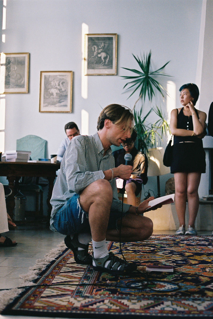 Taras Gembik w Hydra Book Club, fot. Anastasia Perahia