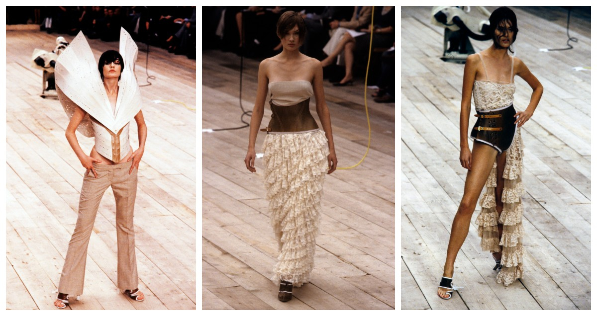 Alexander McQueen wiosna-lato 1999 (Fot. Fairchild Archive/WWD/Penske Media via Getty Images)