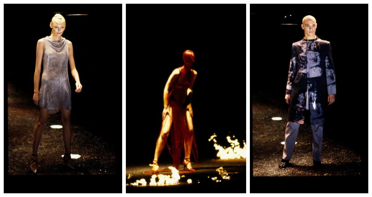 Alexander McQueen jesień-zima 1998 (Fot. Guy Marineau/Condé Nast via Getty Images)