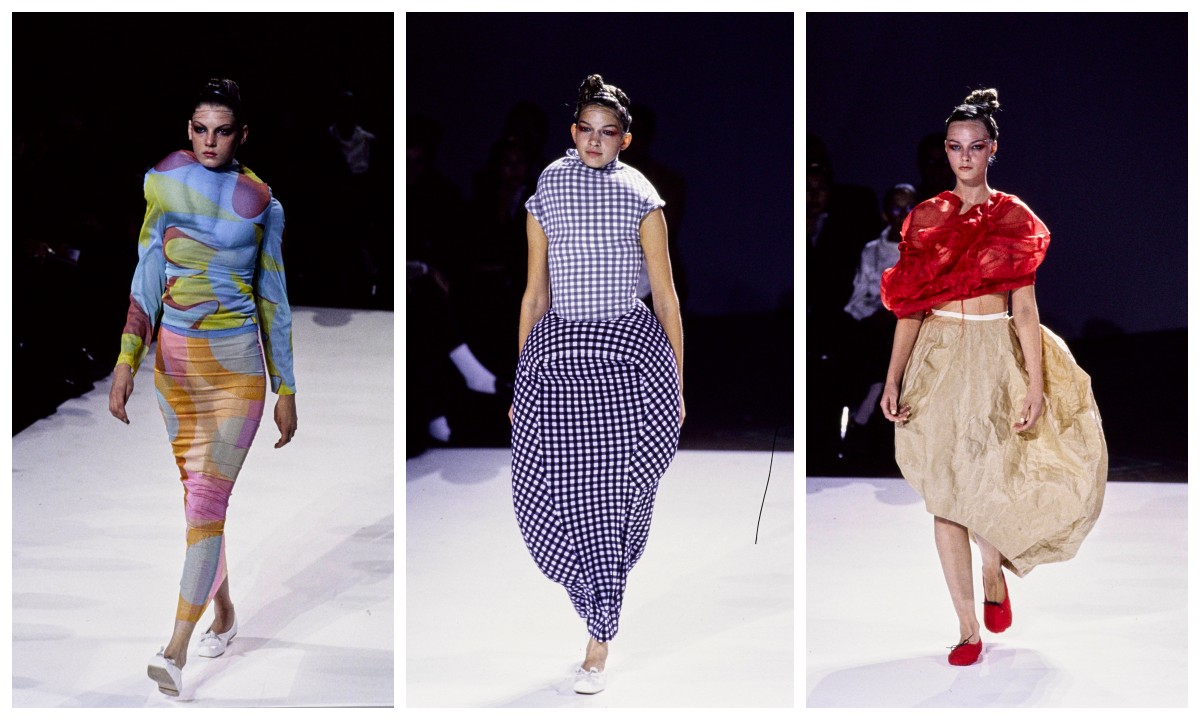 Comme des garcons wiosna-lato 1997 / (Fot. Guy Marineau/Conde Nast via Getty Images)