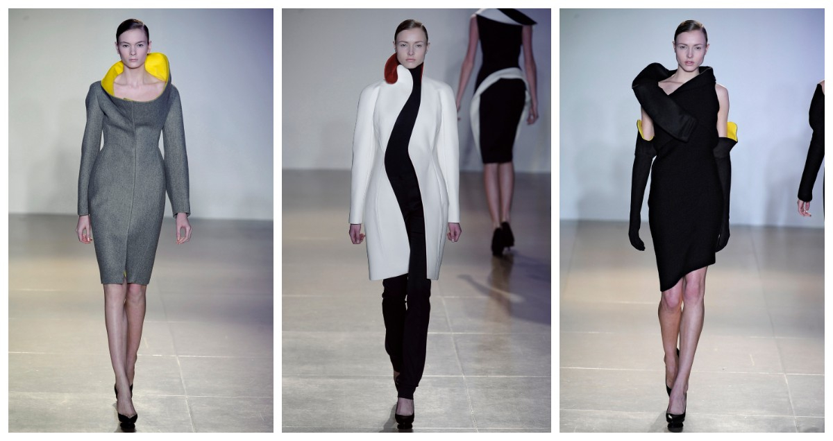 Jil Sander jesień-zima 2009 (Fot. Nathalie Lagneau/Catwalking/Getty Images)