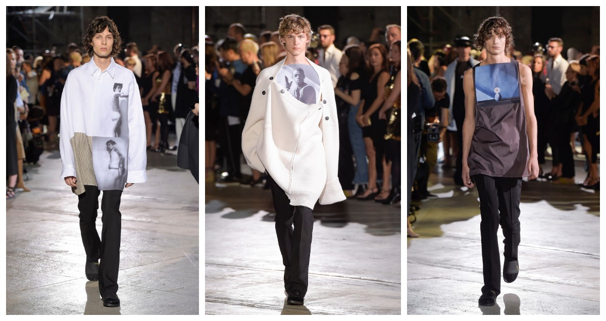 Raf Simons wiosna-lato 2017 / (Fot. Spotlight. Launchmetrics )