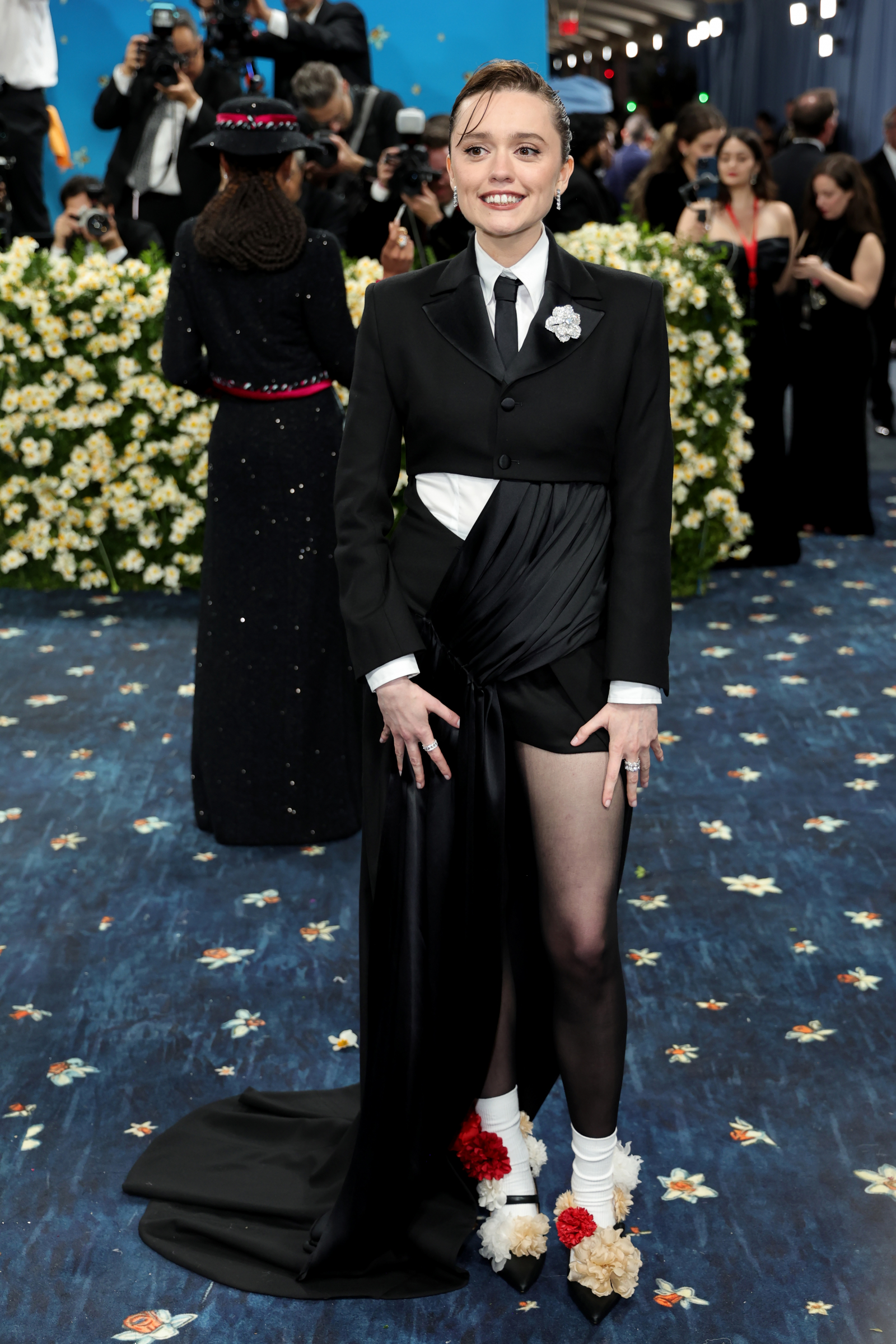 Aimee Lou Wood na MET Gali 2025 / (Fot. Savion Washington/Getty Images)