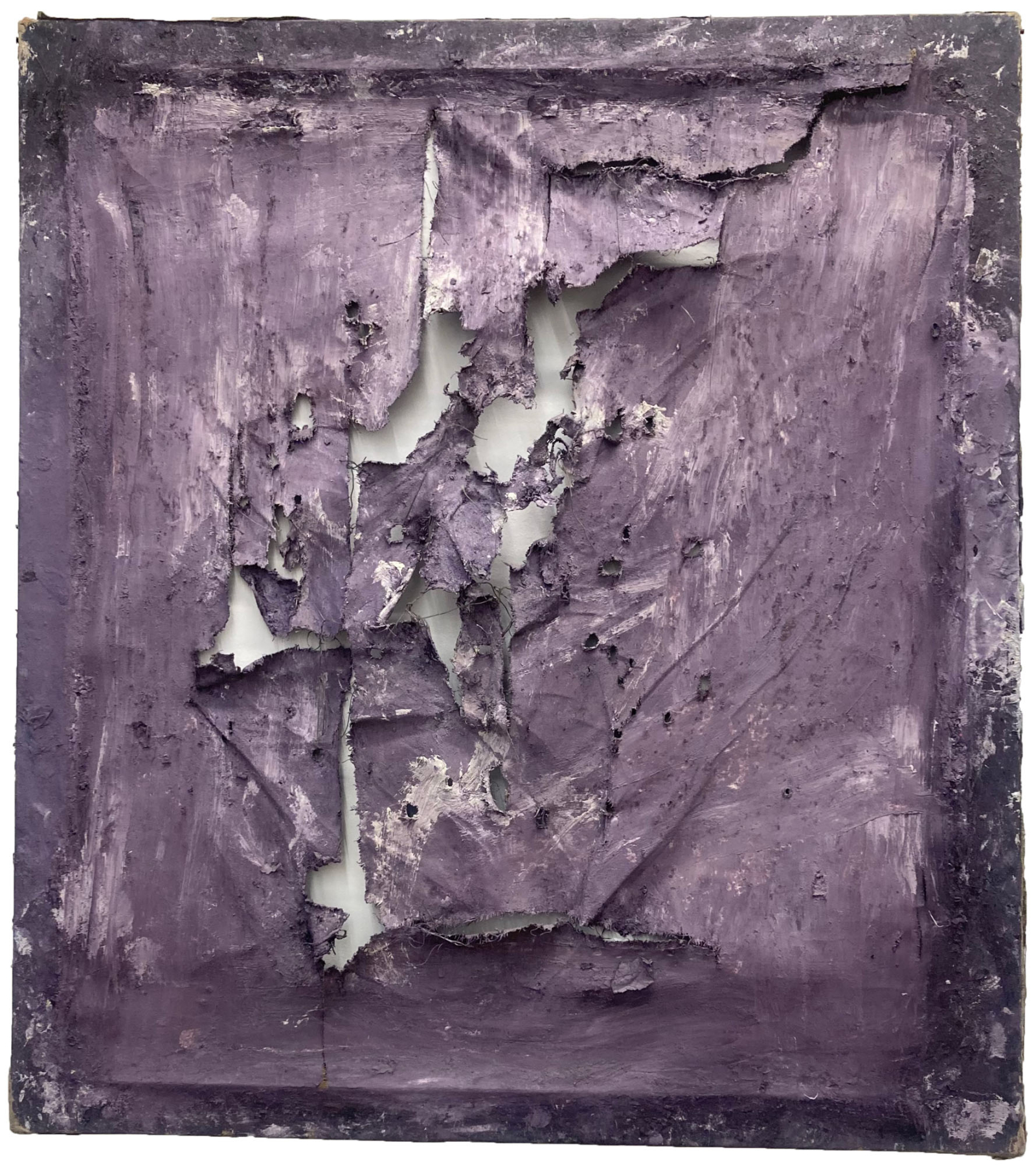 „Czaszka”, olej na płótnie, 1985 (Fot. Fundacja Jacka Sempolińskiego, dzięki uprzejmości Galerii Monopol, kolekcja Zachęty – Narodowej Galerii Sztuki)