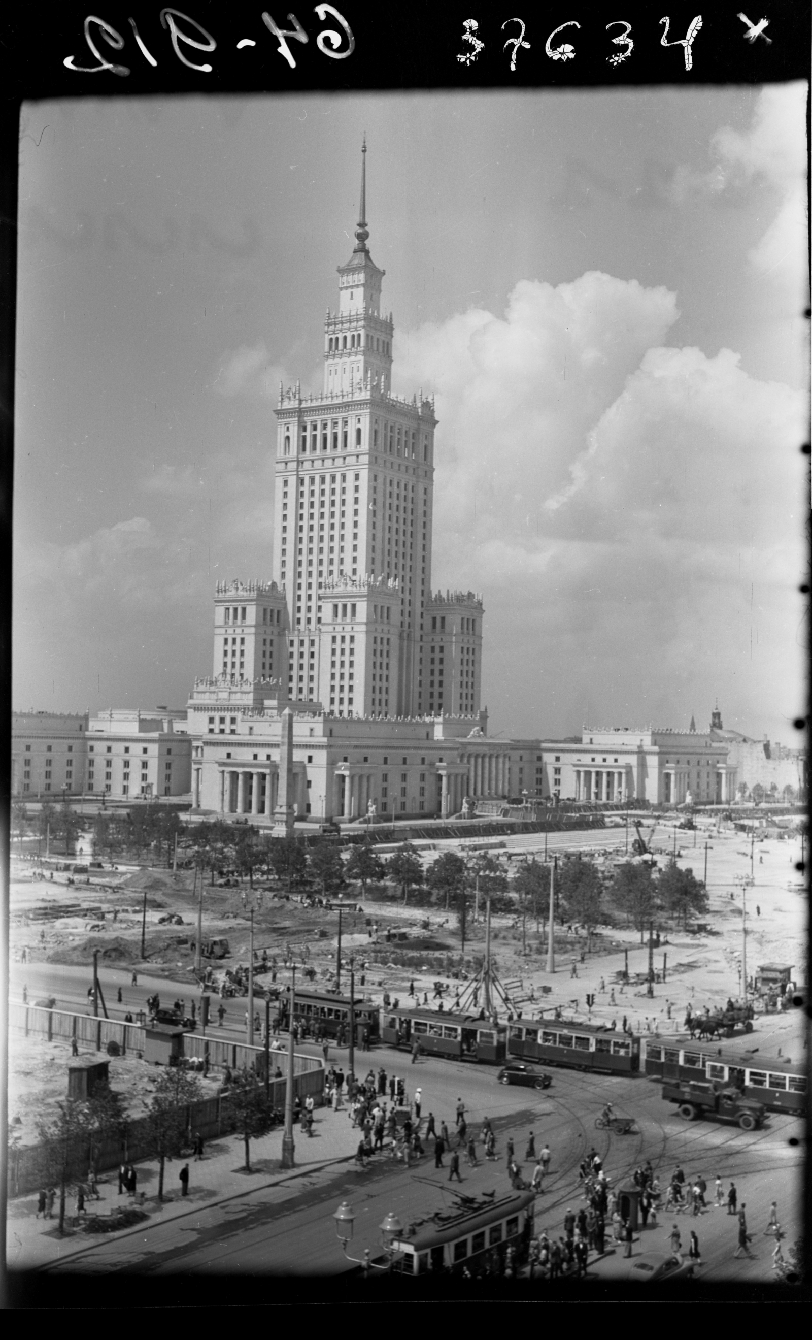 Leonard Jabrzemski, PKiN, 1955, Muzeum Warszawy