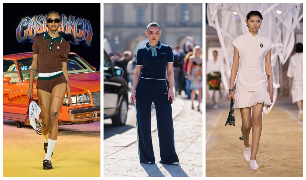 Casablanca, Lacoste wiosna-lato 2025 (Fot. Spotlight. Launchmetrics, Getty Images )