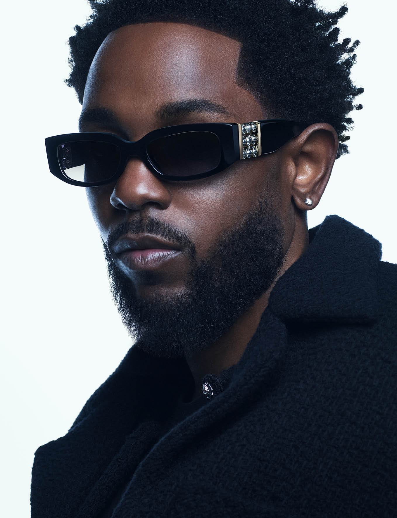 Kendrick Lamar debiutuje w roli ambasadora Chanel w kampanii okularów / (Fot. Karim Sadli)