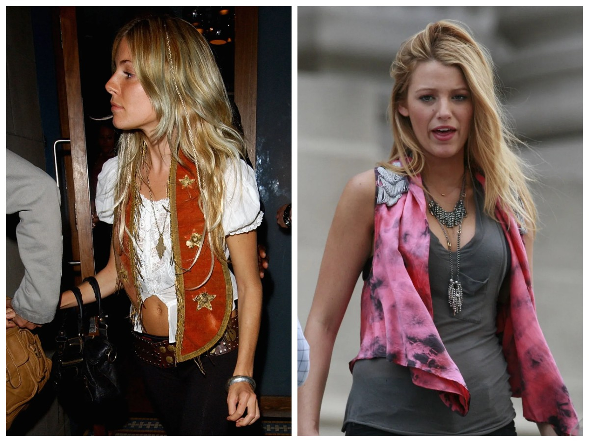 Sienna Miller i Blake Lively (Fot. David Westing, Marcel Thomas/Getty Images)