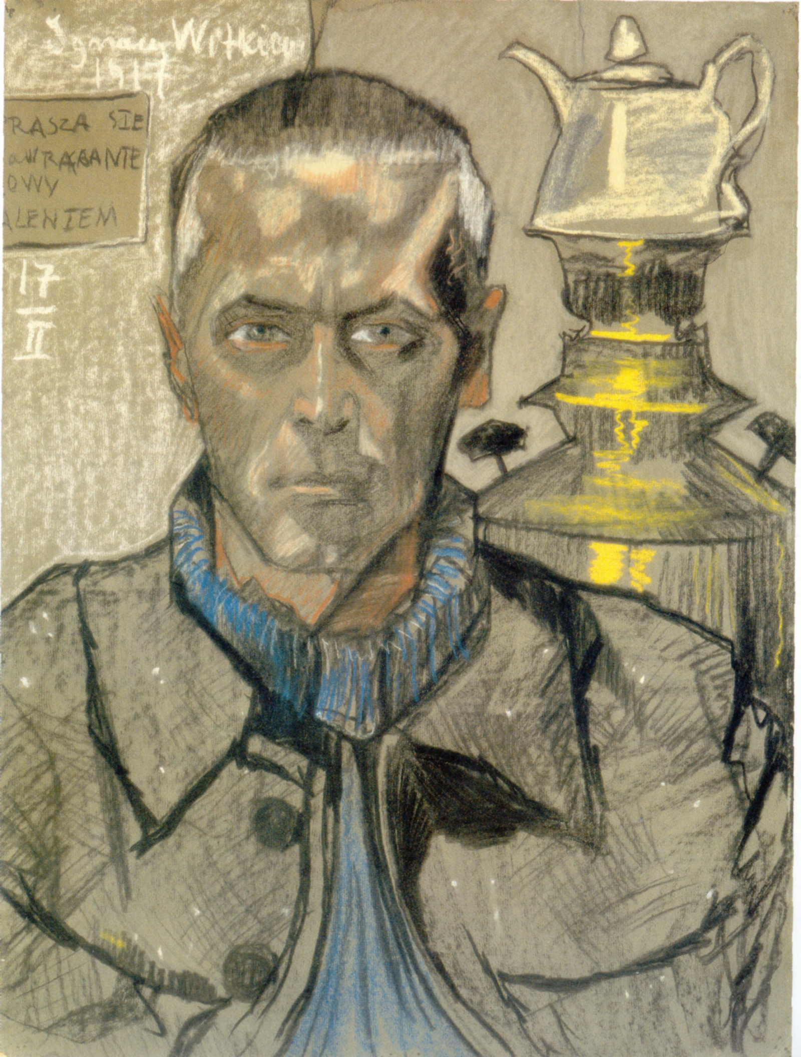 Stanisław Ignacy Witkiewicz, Autoportret z samowarem