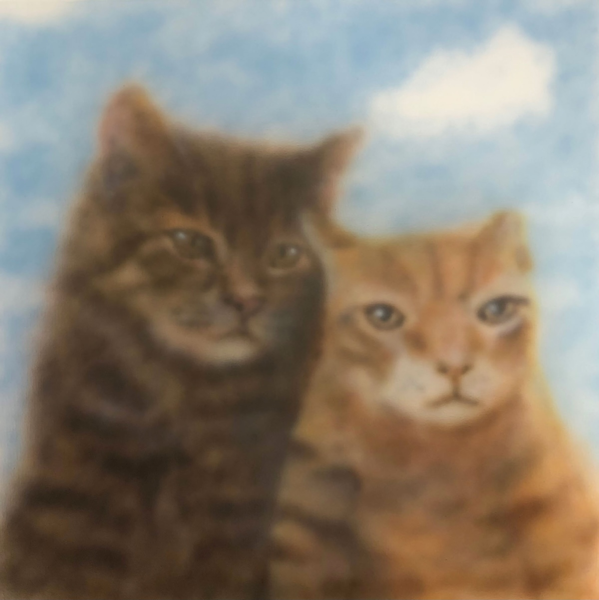 Obraz Grupy&nbsp;Dowczoraj,&nbsp;Koledzy, akryl na&nbsp;pł&oacute;tnie, 50 x 50 cm.