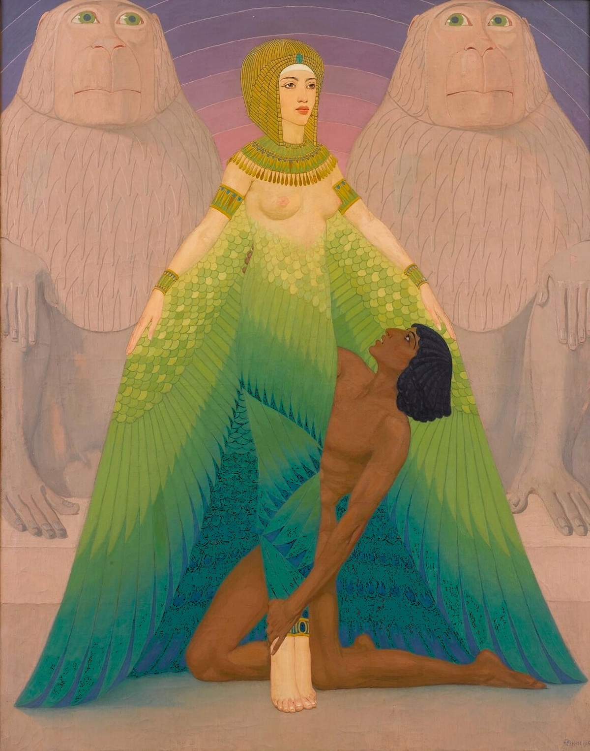 Edward Okuń, „Bogini Hathor”, 1916 (Muzeum Mazowieckie w Płocku)
