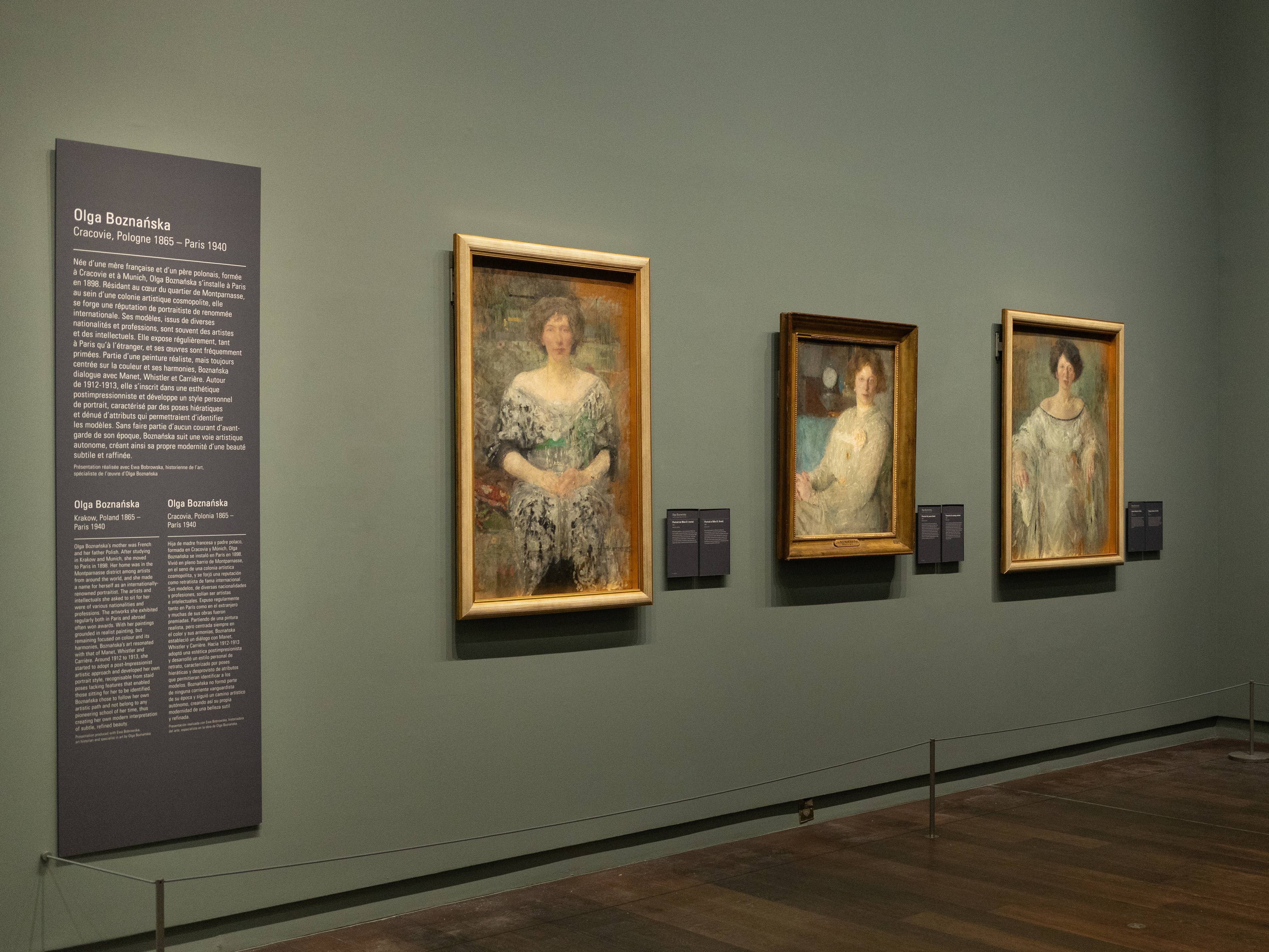 Prezentacja dzieł Olgi Boznańskiej z kolekcji Musée d’Orsay, 2025 (Fot. Mona Mil Photography / Institut Polonais de Paris)