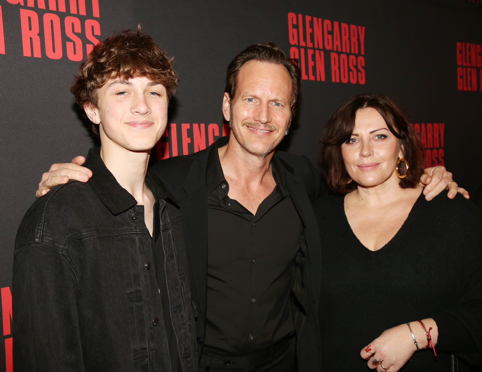 Patrick Wilson i Dagmara Domińczyk z synem, Kalinem Patrickiem, 2025 rok. (Fot. Bruce Glikas/WireImage)